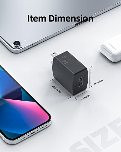 2 Cable AC Charger Fit for Samsung Earbuds Galaxy Buds,Jabra,Tozo,Cowin,Comiso,Aomais,Treblab,Bugani,Insmy,Elehot,Musibaby,Miatone,Oraolo,Kurdene Bluetooth Earbuds Speakers Headphones Adapter