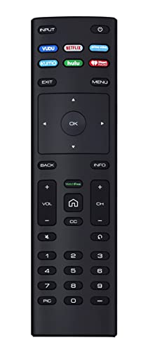 Replace Remote Control Compatible with VIZIO Watchfree Smart TV M507-G1 D32h-G9 PX65-G1 V556-G1 V436-G1 D55-F2f D50-F1 PX75-G1 D40f-F1 M65-F0 D55-F2 P759-G1 D24f-E1 D24h-E1 D32f-E1 D39f-E1 D40f-E1