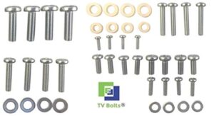 philips tv mounting bolts/screws and washers – fits all philips tvs