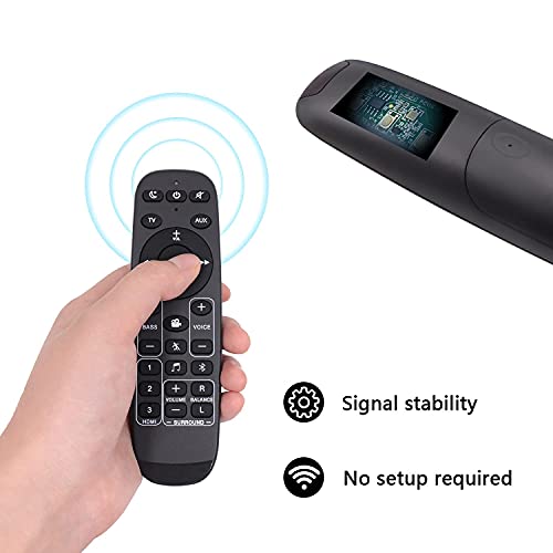 New Replacement Remote Control Polk Audio for Polk MagniFi 2, RE9114-1, RE91141, RTRE91141 MagniFi 2,Polk Omni SB1 Soundbar Home Theater Surroundbar System (Include Batteries)