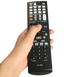 kassionel replacement remote control rc-709m compatible for onkyo tx-sr606 tx-sr607 rc-737m rc-765m tx-sr608 ts-xr606 tx-sr606s tx-sr507 ht-rc160 av receiver