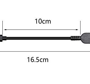 CERRXIAN 15cm 65W PD USB Type C Female Input to Slim Tip Power Charging Cable for Lenovo Thinkpad E440 E450 E550 E560 T430 T440 T440S Lenovo Yoga 13 Yoga 11S(Square s)