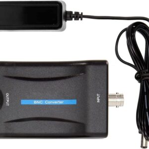 BNC to HDMI Converter Adapter Female CVBS BNC HDMI Connector Coaxial Composite Analog Video Audio Input 1080P Output HDCP Hook Security Camera DVRs Surveillance CVR AC1420 CCTV for Monitor HD TV