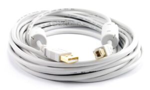 cablesonline.com atlantic computertech 20 feet a/b hi-speed with ferrite cores usb 2.0 cable