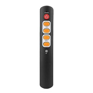 learning remote control with big buttons, 6 keys universal remote control smart controller for tv stb dvd dvb hifi vcr(orange)