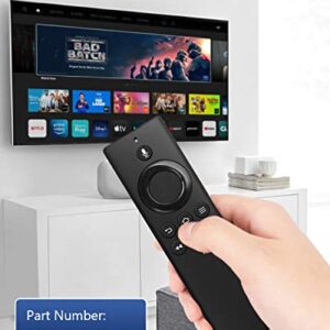 New 2nd Gen Voice Remote Control Replacement DR49WK B PE59CV for Amazon Fire TV Stick (2nd Gen/3rd Gen/Lite/4K) Fire TV Cube (1st Gen/2nd Gen, and Later) Fire TV (3rd Gen, Pendant Design)