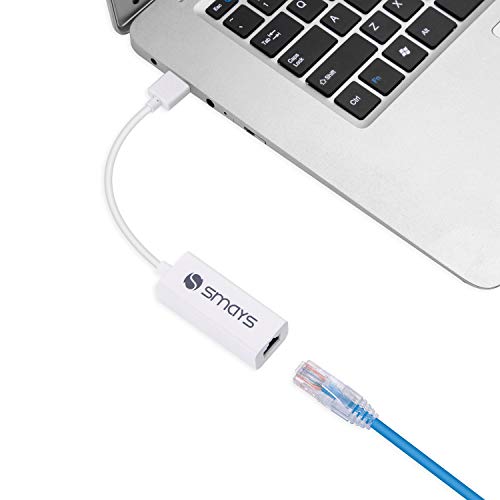 LAN USB Ethernet Adapter for Windows Computer PC Laptop Notebook Ultrabook Surface Book iMac mac MacBook Chrome Chromebook, Compatible with Microsoft hp Dell Lenovo