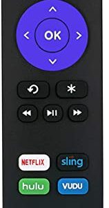 IR Remote Compatible with Roku 1 2 3 4 HD LT XS XD Roku Express 3900R Premiere 4620XB 4210XB 3900R 2500R 2700R 2450XB Media Player Box