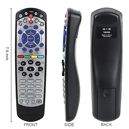 Gvirtue Universal Replacement Remote Control Compatible for Dish Network 20.1 IR Remote Control TV1