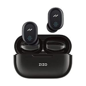 zizo pulse z2 true wireless earbuds with charging case – black