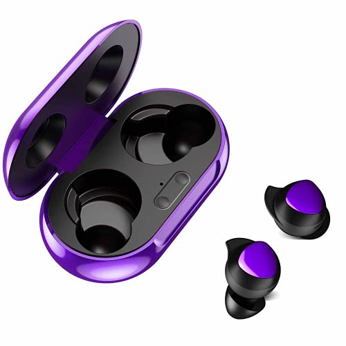 Urbanx Street Buds Plus True Bluetooth Earbud Headphones for BLU C5 - Wireless Earbuds w/Noise Isolation - Purple (US Version with Warranty)