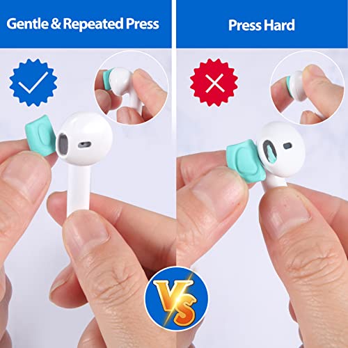 Gumilyo Bluetooth Earbuds Cleaning Pen, in-Ear Headphones Cleaning and Soft Dust Removal Brush Pen for Cleaning Dust in Bluetooth Headset Box, Mobile Phone and Camera