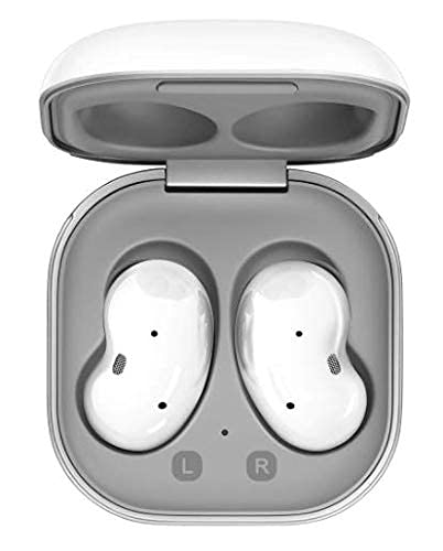 SAMSUNG SM-R180NZWAXAR Earset - Galaxy Buds Live, Mystic White Stereo True Wireless Bluetooth Earbud Binaural in Ear Noise Canceling (Certified Refurbished)