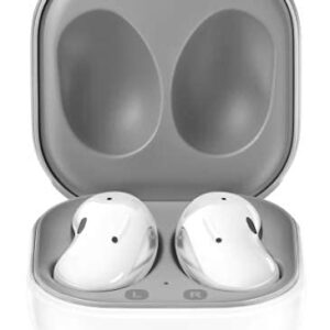 SAMSUNG SM-R180NZWAXAR Earset - Galaxy Buds Live, Mystic White Stereo True Wireless Bluetooth Earbud Binaural in Ear Noise Canceling (Certified Refurbished)