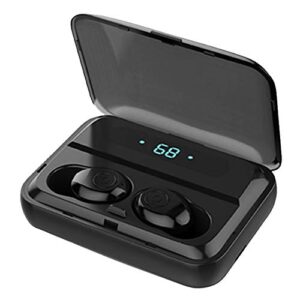 fosa1 wireless earbuds mini portable bt headphones sports stereo sound earphone with wireless charging box support led power digital display for home office outdoor sport