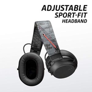 BackBeat FIT 6100 Wireless Bluetooth Headphones, Sport, Sweatproof and Water-Resistant, Pepper Grey (Renewed)