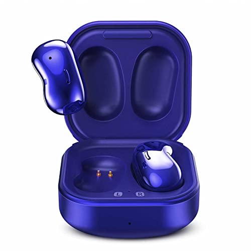 UrbanX Street Buds Live True Wireless Earbud Headphones for Samsung Galaxy S21 Ultra 5G - Wireless Earbuds w/Active Noise Cancelling - Blue (US Version with Warranty)