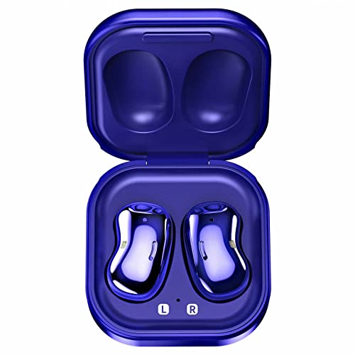 UrbanX Street Buds Live True Wireless Earbud Headphones for Samsung Galaxy S21 Ultra 5G - Wireless Earbuds w/Active Noise Cancelling - Blue (US Version with Warranty)