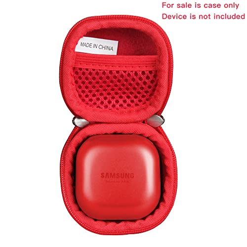 Adada Hard Travel Case for Samsung Galaxy Buds Live / Samsung Galaxy Buds Pro / Samsung Galaxy Buds 2 True Wireless Earbuds (Red)