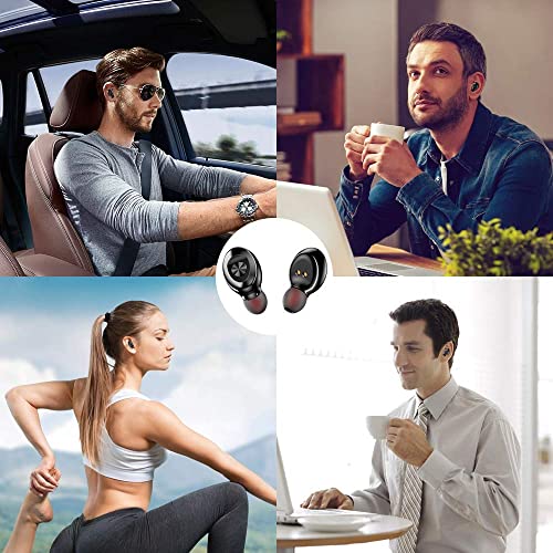 Bluetooth 5.0 Wireless Earbuds,Deep Bass Sound 15H Playtime IPX5 Waterproof Earphones Call Clear with Microphone in-Ear Stereo Headphones Comfortable for iPhone, Android 21