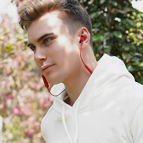 Edifier W200BT SE Bluetooth 5.0 in-Ear Sports Earphones, 7 Hours Playback,IPX5 Sweat and Water Resistant, CVC Noise Suppression, Multi-Point Support - Silver