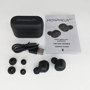 Morpheus 360 Pulse 360 True Wireless Earbuds - in-Ear Bluetooth Headphones - aptX Immersive Sound - Bluetooth Headset with Microphone – 40H Playtime TW7500B