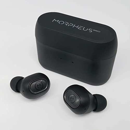 Morpheus 360 Pulse 360 True Wireless Earbuds - in-Ear Bluetooth Headphones - aptX Immersive Sound - Bluetooth Headset with Microphone – 40H Playtime TW7500B