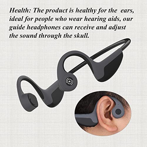 Z8 Wireless Bone Conduction Headset Bluetooth V5.0-vidonn F1 Sports Open Headset With Microphone Ip55 Waterproof And Sweatproof, Suitable For Running Exercise,Hiking,Cycling,Talking