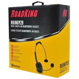 RoadKing RKING920 Noise-Canceling Bluetooth® Headset with Mic for Hands-Free