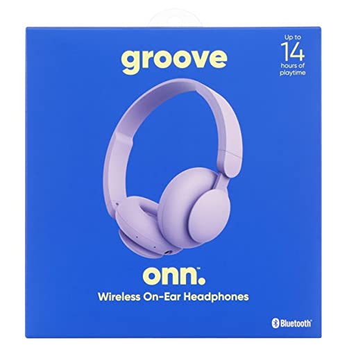 Onn. onn | Bluetooth On-Ear Headphones (Purple)