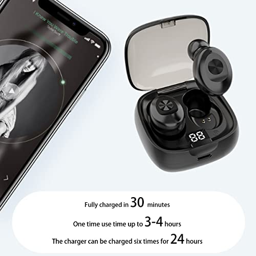 Teenway Bluetooth Earbud Headphones with Wireless Charging Case IPX6 Waterproof TWS Bluetooth 5.0 Stereo Headset XG8