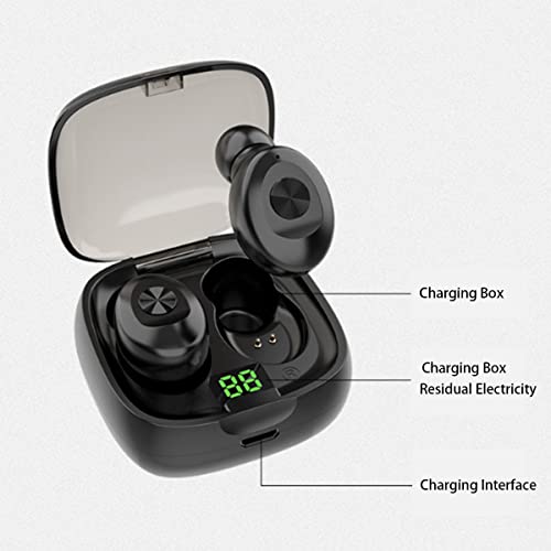 Teenway Bluetooth Earbud Headphones with Wireless Charging Case IPX6 Waterproof TWS Bluetooth 5.0 Stereo Headset XG8