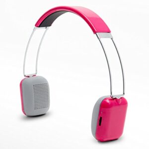 oblanc sy-aud23061 rendezvous wireless bluetooth headphone with built in micrphone pink