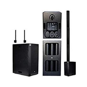 emb 10bt pk1 1500w tower bluetooth all-in-one linear array pa portable linkable speaker – perfect for home/karaoke/birthday/dj party/meeting/camp/jobsite/construction