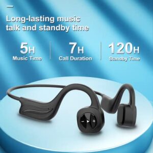 amzluv Swimming Wireless Headphones, Bone Conduction Headphones with Built-in 8GB Memory Support MP3 and Bluetooth Connection