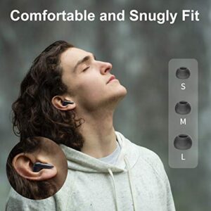 iWALK AmourDuo PlusWireless Earbuds Compatible with iPhone, Bluetooth Earbuds with Charging Case 10mm Drivers Deep Bass & Clear Mids Highs,20H Playtime Mono & Twin Modes Touch Control Compact & 4g