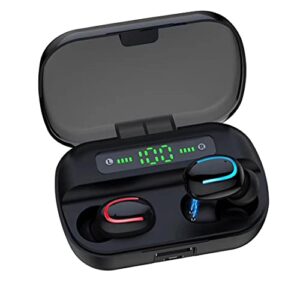 PHONIL TWS Headphones Wireless Earbuds Earphones for Moto G Stylus 5G Phone, True Stereo Headset Hands-Free Mic Charging Case Compatible with Motorola Model ,Black, PH-PH20935B3F-3