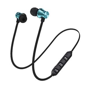 bluetooth v4.2+edr wireless head phones athlete sport series, 4-colors, dual track, stereo hifi w/mic,excellent base (blue)