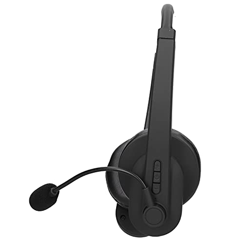 EBTOOLS Wireless Call Center Customer Service Headset, Noise Cancelling Headphone with Microphone, Bluetooth 5.0 Business Call Center Headphones