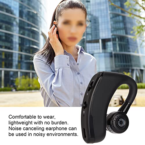 Bluetooth Earphone, V9 Single Ear Bluetooth Earphone Wireless Ear Hook Earphone Sports Driving Business Earphone