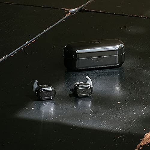 NUARL N10 Plus Active Noise Canceling Completely Wireless Earphones Earbuds Multi-Point Support Bluetooth5.2 7hr Playback aptX AAC with HDSS IPX4 N10PLUS-PB(Piano Black)