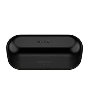 NUARL N10 Plus Active Noise Canceling Completely Wireless Earphones Earbuds Multi-Point Support Bluetooth5.2 7hr Playback aptX AAC with HDSS IPX4 N10PLUS-PB(Piano Black)