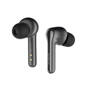 rockmia Ture Wireless in-Ear Earbuds Mini Noise Cancelling Headphones Built-in Mic, Bluetooth 5.0 Headphones Compatible with Apple & Android(Black, T1)