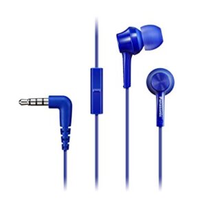 Panasonic RP-TCM115-A Canal Type in-Ear Headphones RPTCM115 Blue