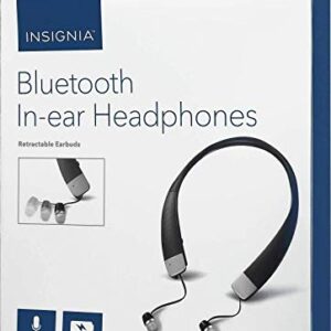 Insignia - NS-CAHBTEB02 Wireless In-Ear Headphones - Black (Renewed)