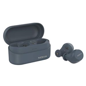nokia power earbuds lite – fjord – waterproof – universal bluetooth – 35 hours battery life – travel charging case