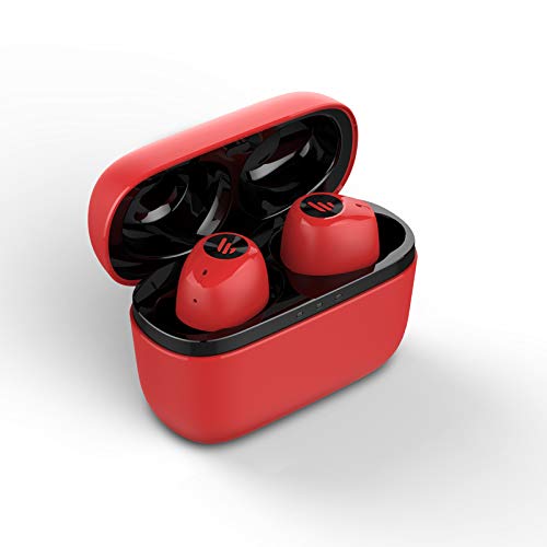 Edifier TWS2 Bluetooth Earbuds - Truly Wireless Stereo in-Ear Earphones with Bluetooth 5.0 and 12 Hour Playback Time - Red