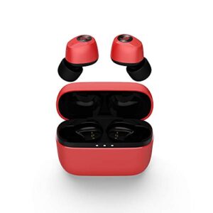 Edifier TWS2 Bluetooth Earbuds - Truly Wireless Stereo in-Ear Earphones with Bluetooth 5.0 and 12 Hour Playback Time - Red