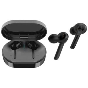 arylic true wireless bluetooth 5.0 low latency hifi stereo game earbuds with large battery capaticy charging case and mic m500