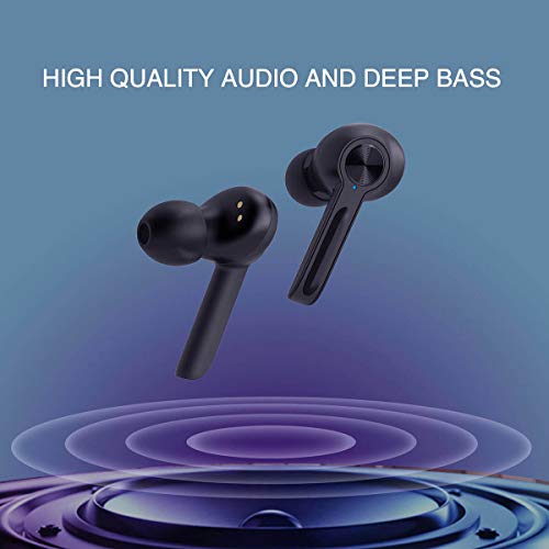 Arylic True Wireless Bluetooth 5.0 Low Latency HiFi Stereo Game Earbuds with Large Battery Capaticy Charging Case and Mic M500